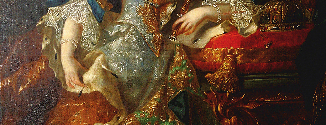 Detalj portreta kraljice i carice Marije Terezije, 18. stoljeće