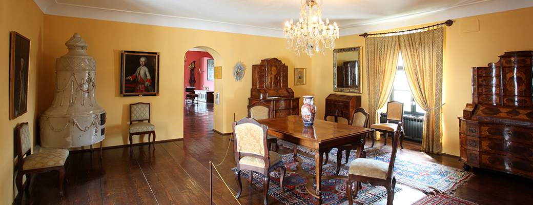 Room in the Rococo style exhibited in the Old Town